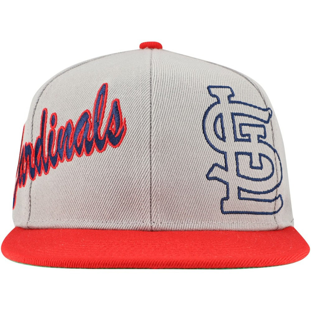 St. Louis Cardinals Mitchell & Ness Knock Out Panel Snapback Hat - MLB Hats