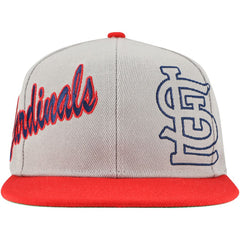St. Louis Cardinals Mitchell & Ness Knock Out Panel Snapback Hat - MLB Hats