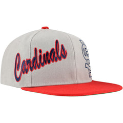 St. Louis Cardinals Mitchell & Ness Knock Out Panel Snapback Hat - MLB Hats