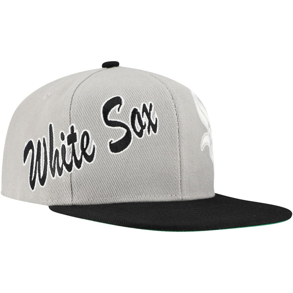 Chicago White Sox Mitchell & Ness Knock Out Panel Snapback Hat - MLB Hats