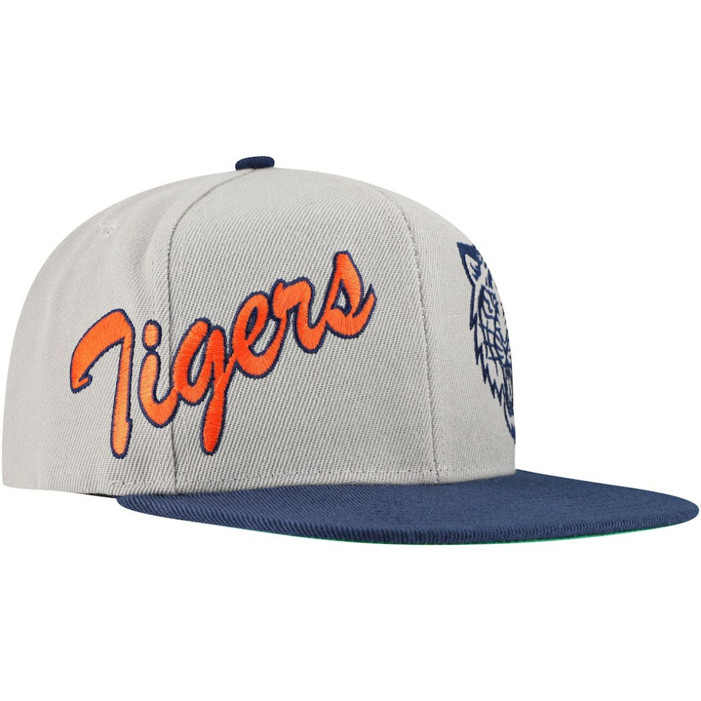 Detroit Tigers Mitchell & Ness Knock Out Panel Snapback Hat - MLB Hats