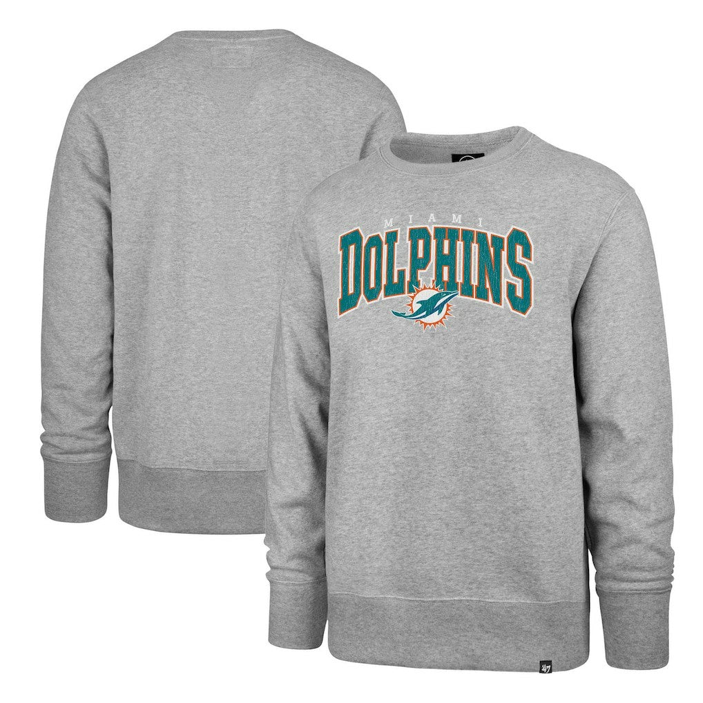 Miami Dolphins '47 Varsity Block Headline Pullover Sweatshirt | NFL Discount