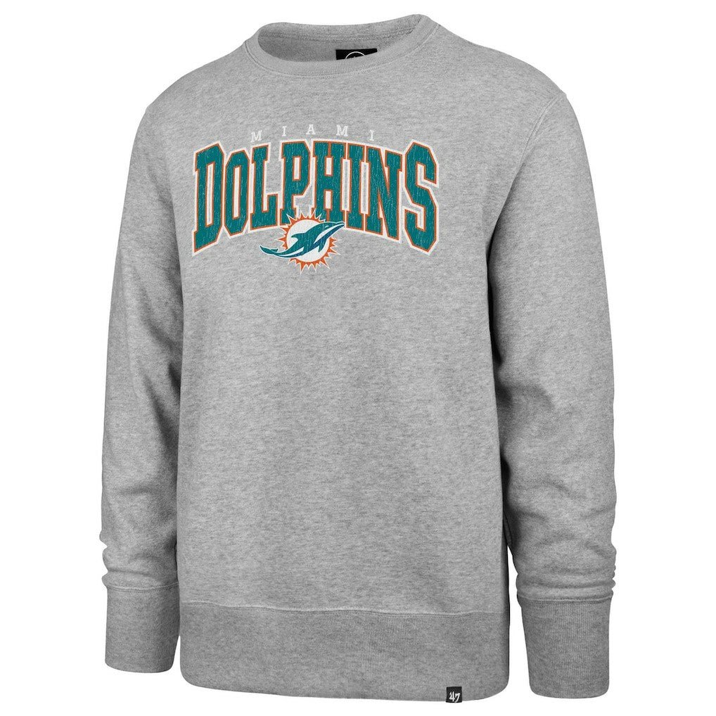 Miami Dolphins '47 Varsity Block Headline Pullover Sweatshirt | NFL Discount