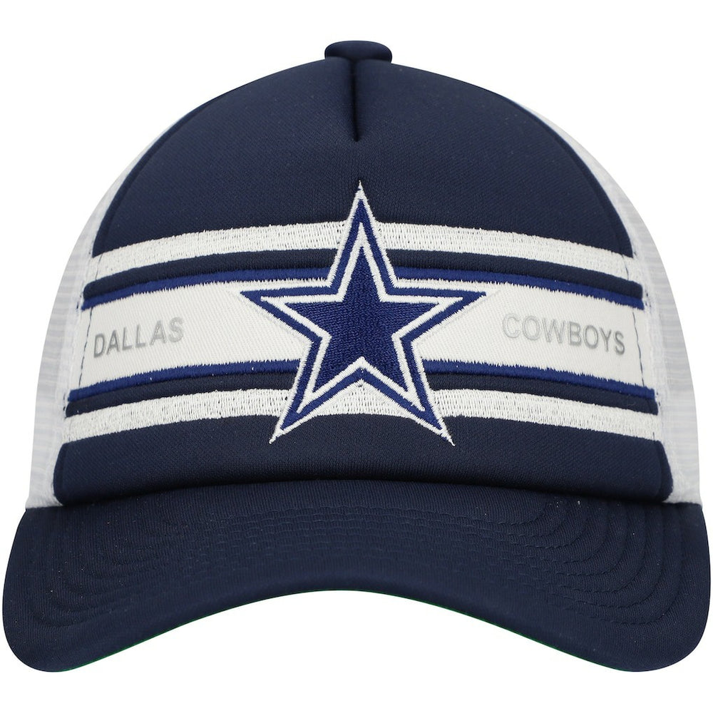Dallas Cowboys Youth Stripe Trucker Adjustable Hat | NFL Sale