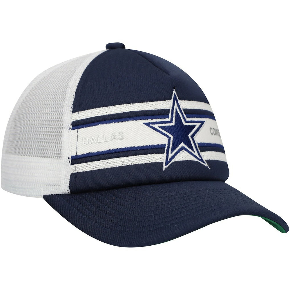 Dallas Cowboys Youth Stripe Trucker Adjustable Hat | NFL Sale