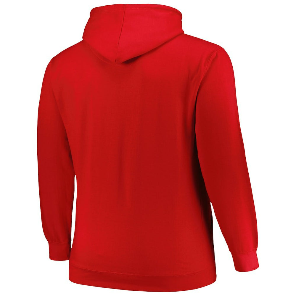 Red Chicago Bulls Hardwood Classics Big & Tall Pullover Hoodie | NBA