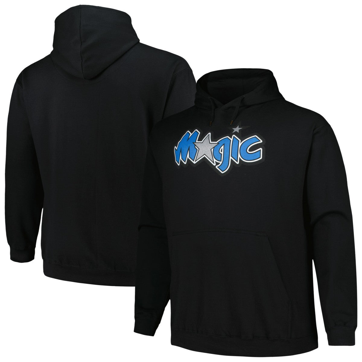 Black Orlando Magic Hardwood Classics Big & Tall Pullover Hoodie | NBA