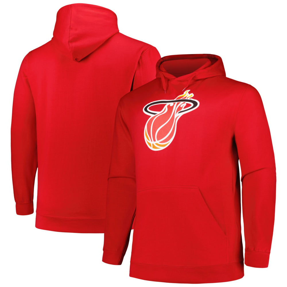 Red Miami Heat Hardwood Classics Big & Tall Pullover Hoodie | NBA
