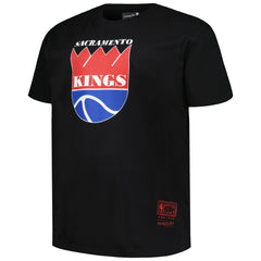 Black Sacramento Kings Big & Tall Hardwood Classics Vintage Logo T-Shirt | NBA