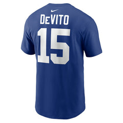 New York Giants Tommy DeVito  Name & Number T-Shirt | NFL Discount