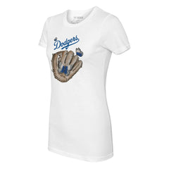 Los Angeles Dodgers Tiny Turnip Women's Butterfly Glove T-Shirt - MLB T-shirts