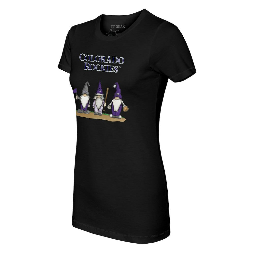 Colorado Rockies Tiny Turnip Women's Gnomes T-Shirt - MLB T-shirts