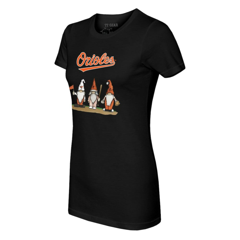 Baltimore Orioles Tiny Turnip Women's Gnomes T-Shirt - MLB T-shirts