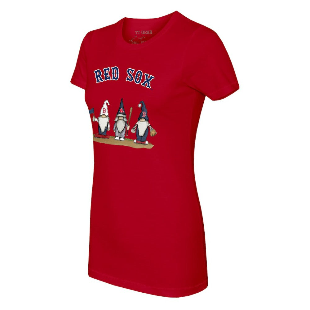 Boston Red Sox Tiny Turnip Women's Gnomes T-Shirt - MLB T-shirts