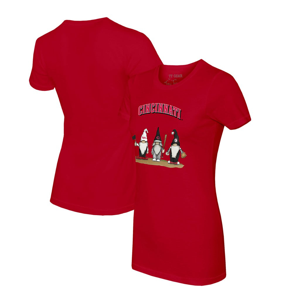 Cincinnati Reds Tiny Turnip Women's Gnomes T-Shirt - MLB T-shirts