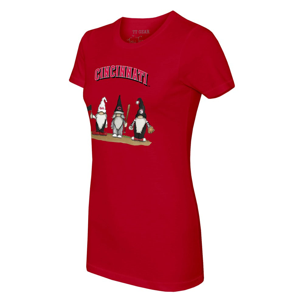Cincinnati Reds Tiny Turnip Women's Gnomes T-Shirt - MLB T-shirts