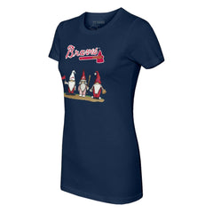 Atlanta Braves Tiny Turnip Women's Gnomes T-Shirt - MLB T-shirts