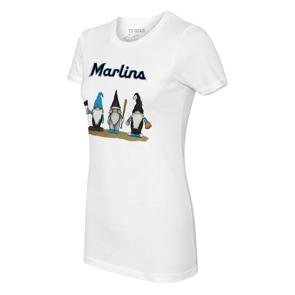 Miami Marlins Tiny Turnip Women's Gnomes T-Shirt - MLB T-shirts