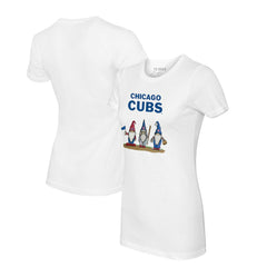 Chicago Cubs Tiny Turnip Women's Gnomes T-Shirt - MLB T-shirts