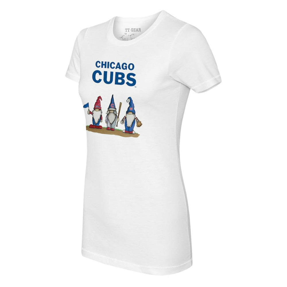 Chicago Cubs Tiny Turnip Women's Gnomes T-Shirt - MLB T-shirts