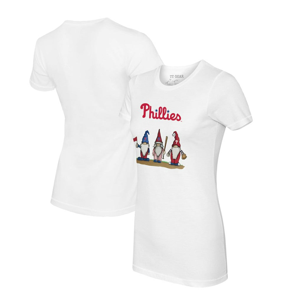 Philadelphia Phillies Tiny Turnip Women's Gnomes T-Shirt - MLB T-shirts