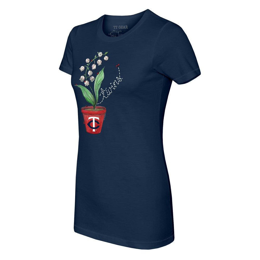 Minnesota Twins Tiny Turnip Women's Lilies & Ladybugs T-Shirt - MLB T-shirts