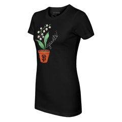 San Francisco Giants Tiny Turnip Women's Lilies & Ladybugs T-Shirt - MLB T-shirts