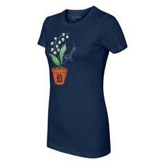 Detroit Tigers Tiny Turnip Women's Lilies & Ladybugs T-Shirt - MLB T-shirts