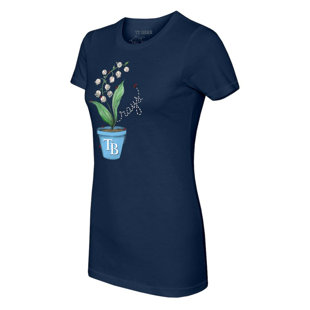 Tampa Bay Rays Tiny Turnip Women's Lilies & Ladybugs T-Shirt - MLB T-shirts