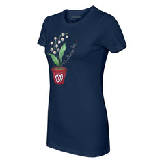 Washington Nationals Tiny Turnip Women's Lilies & Ladybugs T-Shirt - MLB T-shirts