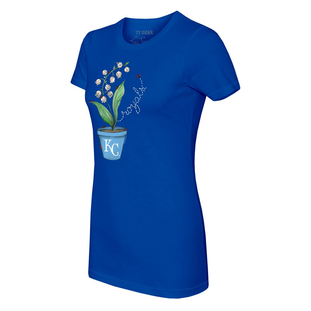 Kansas City Royals Tiny Turnip Women's Lilies & Ladybugs T-Shirt - MLB T-shirts