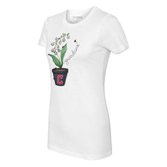 Cleveland Guardians Tiny Turnip Women's Lilies & Ladybugs T-Shirt - MLB T-shirts