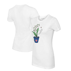 Chicago Cubs Tiny Turnip Women's Lilies & Ladybugs T-Shirt - MLB T-shirts