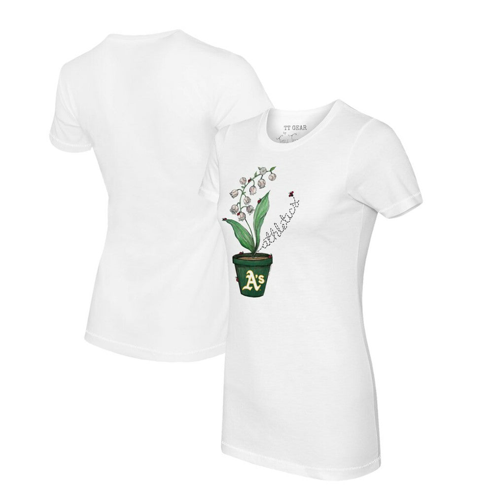 Athletics Tiny Turnip Women's Lilies & Ladybugs T-Shirt - MLB T-shirts