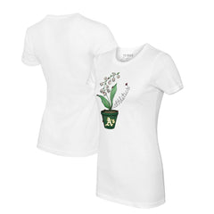 Athletics Tiny Turnip Women's Lilies & Ladybugs T-Shirt - MLB T-shirts