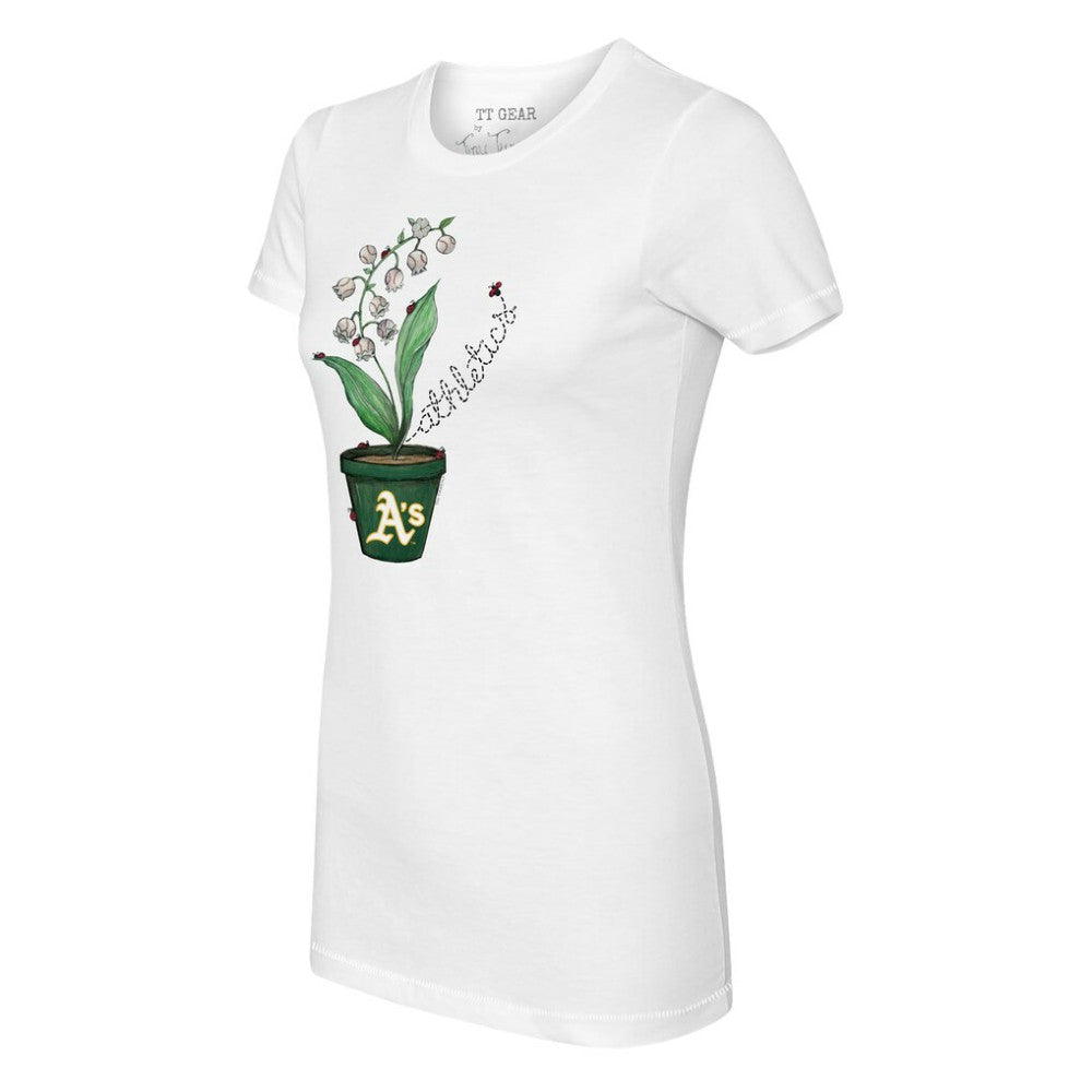 Athletics Tiny Turnip Women's Lilies & Ladybugs T-Shirt - MLB T-shirts