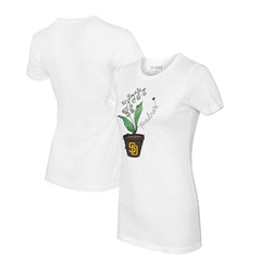 San Diego Padres Tiny Turnip Women's Lilies & Ladybugs T-Shirt - MLB T-shirts