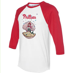 Philadelphia Phillies Tiny Turnip Unisex Mermaid 3/4-Sleeve Raglan T-Shirt - MLB T-shirts
