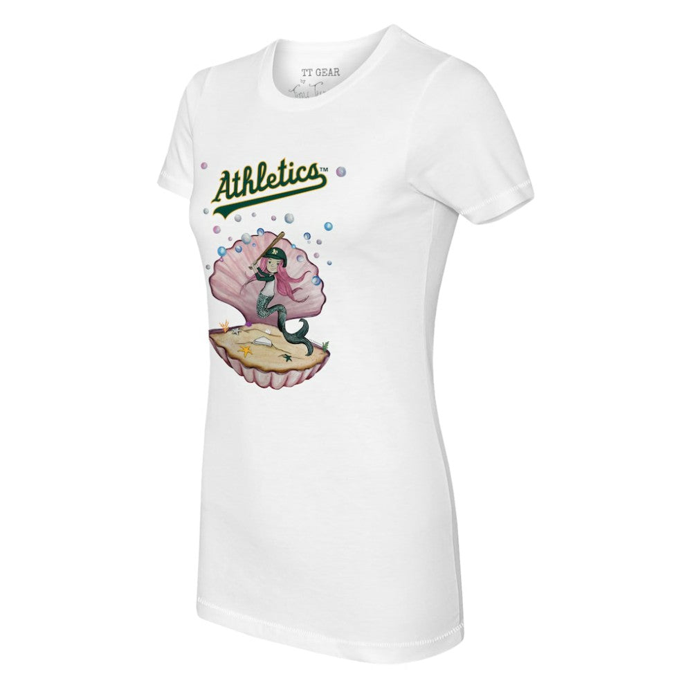 Athletics Tiny Turnip Women's Mermaid T-Shirt - MLB T-shirts