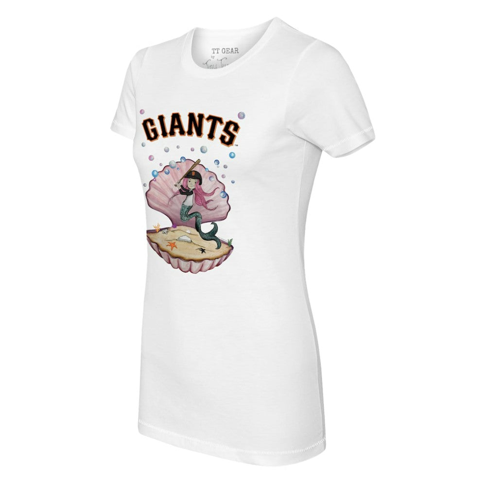 San Francisco Giants Tiny Turnip Women's Mermaid T-Shirt - MLB T-shirts