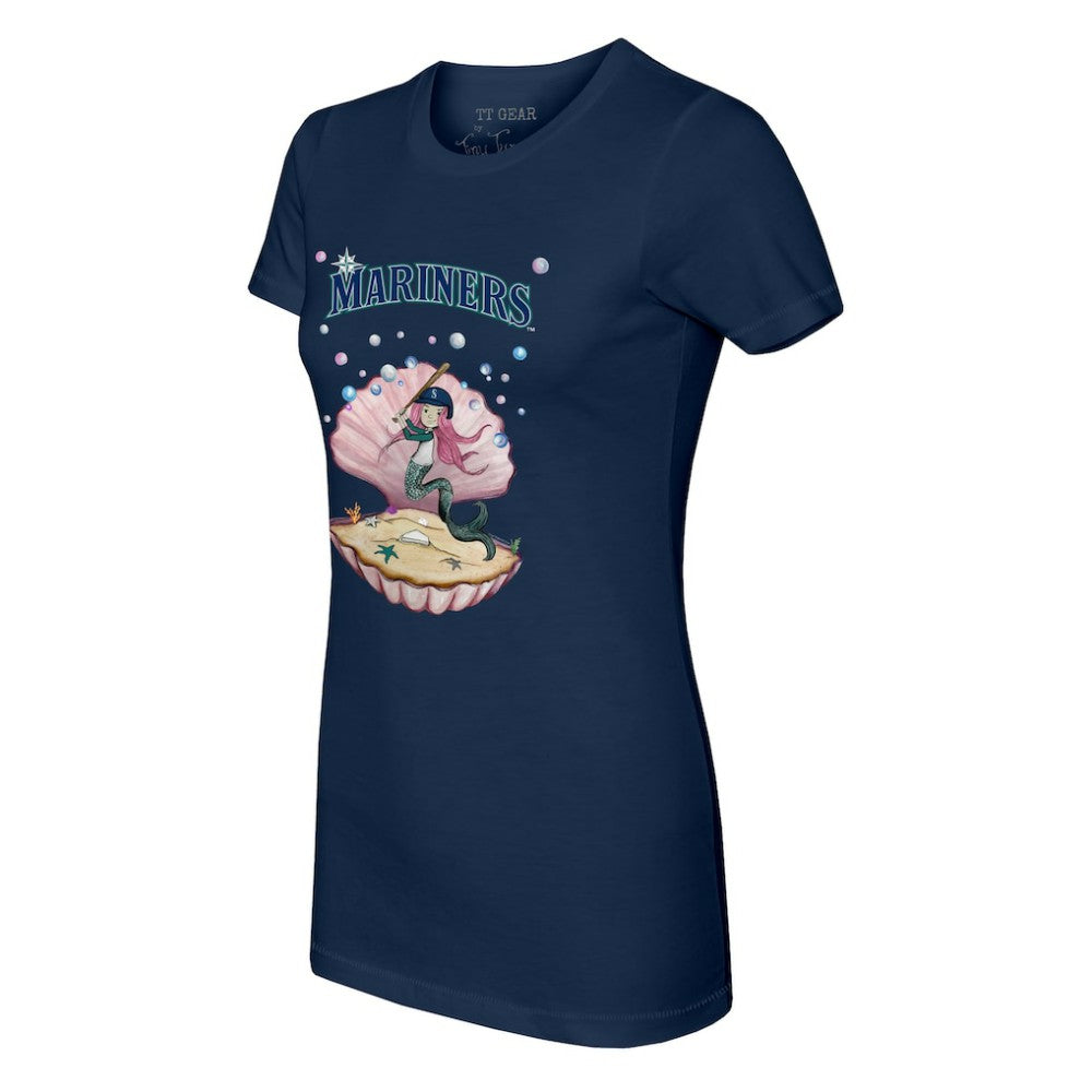 Seattle Mariners Tiny Turnip Women's Mermaid T-Shirt - MLB T-shirts