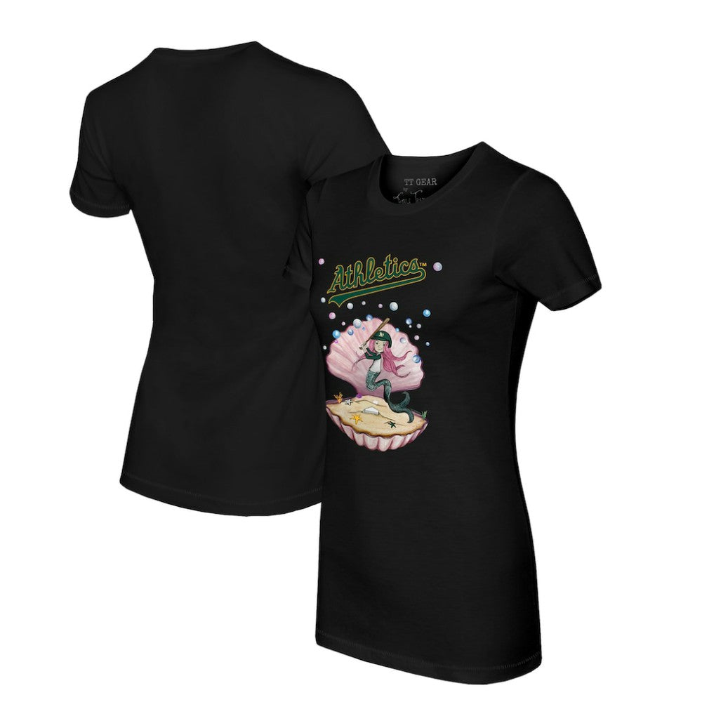 Athletics Tiny Turnip Women's Mermaid T-Shirt - MLB T-shirts