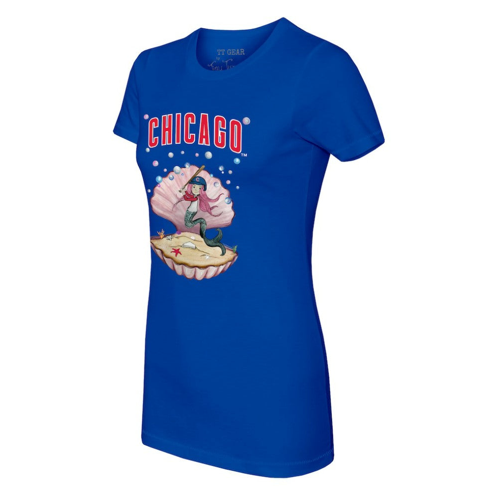 Chicago Cubs Tiny Turnip Women's Mermaid T-Shirt - MLB T-shirts