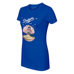 Los Angeles Dodgers Tiny Turnip Women's Mermaid T-Shirt - MLB T-shirts