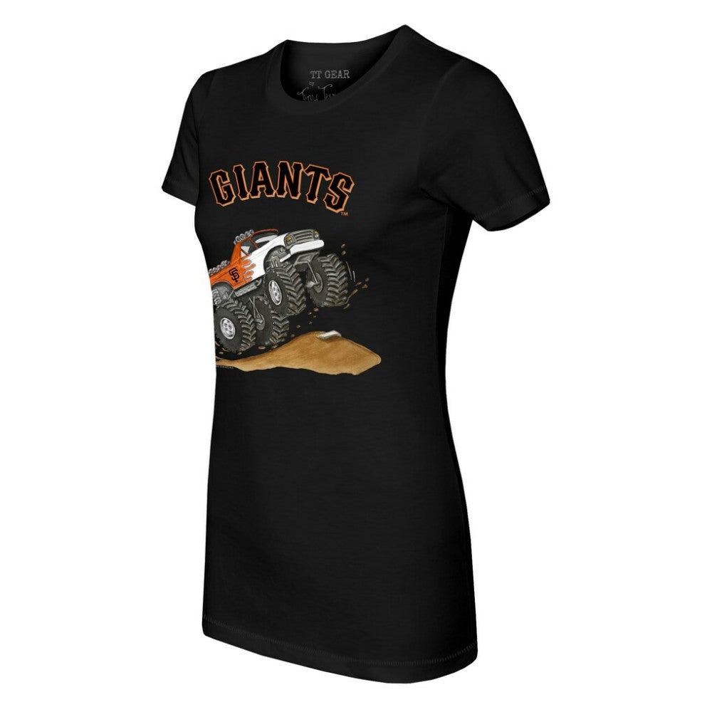 San Francisco Giants Tiny Turnip Women's Monster Truck T-Shirt - MLB T-shirts