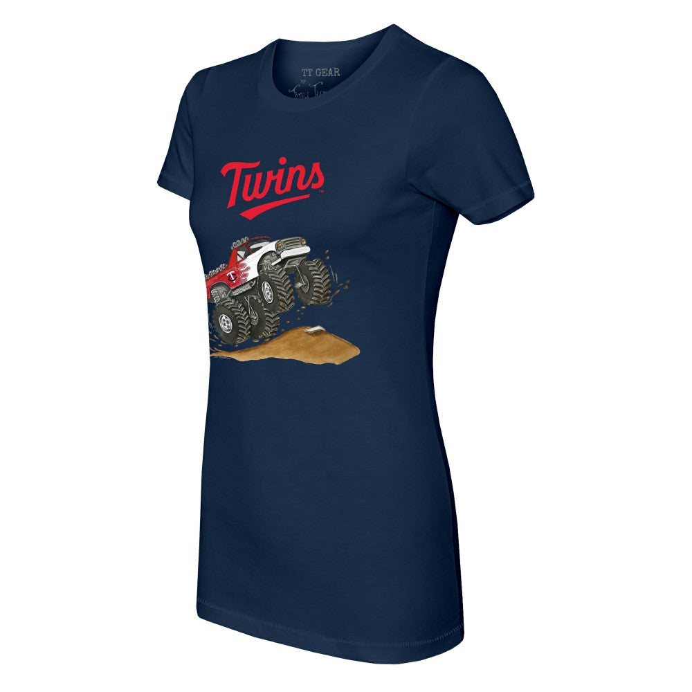 Minnesota Twins Tiny Turnip Women's Monster Truck T-Shirt - MLB T-shirts