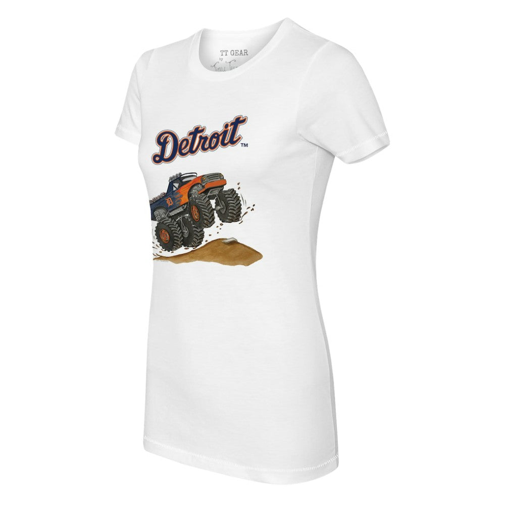 Detroit Tigers Tiny Turnip Women's Monster Truck T-Shirt - MLB T-shirts