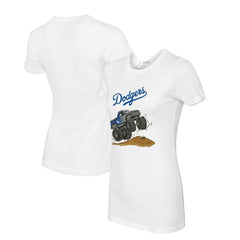 Los Angeles Dodgers Tiny Turnip Women's Monster Truck T-Shirt - MLB T-shirts