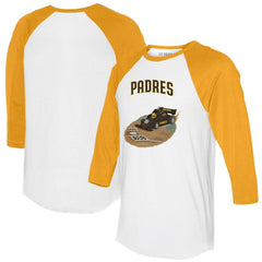 San Diego Padres Tiny Turnip Unisex Race Car 3/4-Sleeve Raglan T-Shirt - MLB T-shirts