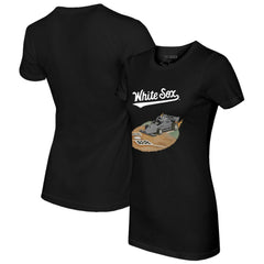 Chicago White Sox Tiny Turnip Women's Race Car T-Shirt - MLB T-shirts